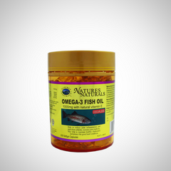 Natures Naturals® Omega-3 Fish Oil + Vit E 1000mg Golden