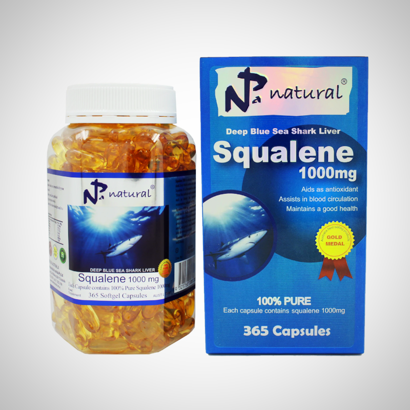NPA Natural® Squalene 1000mg Premium100% Pure
